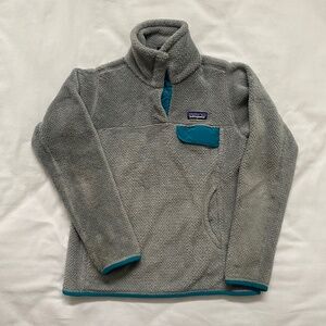 Patagonia Re-Tool Grey Womens Fleece Pullover XS